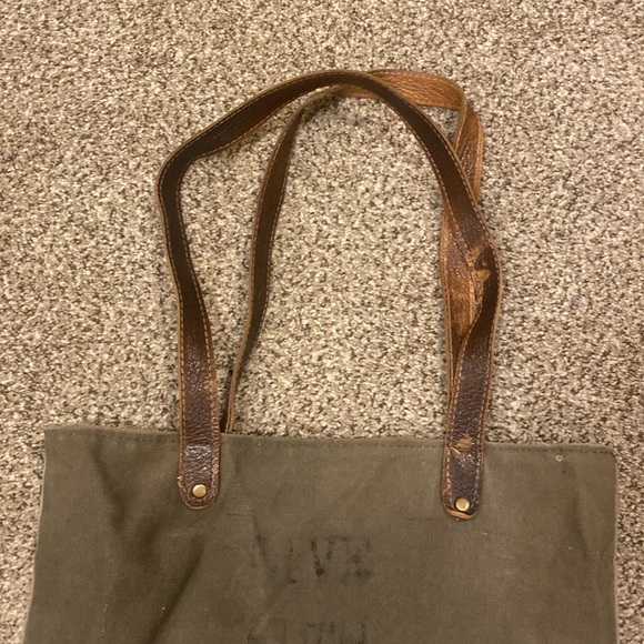 Vintage Addiction Recycled Military Tent Bag - Picture 4 of 4